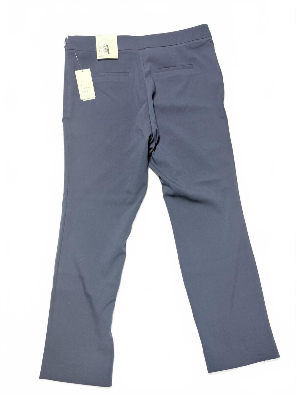 a new day Women's Navy Blue Straight Leg Dress Pants Size 14